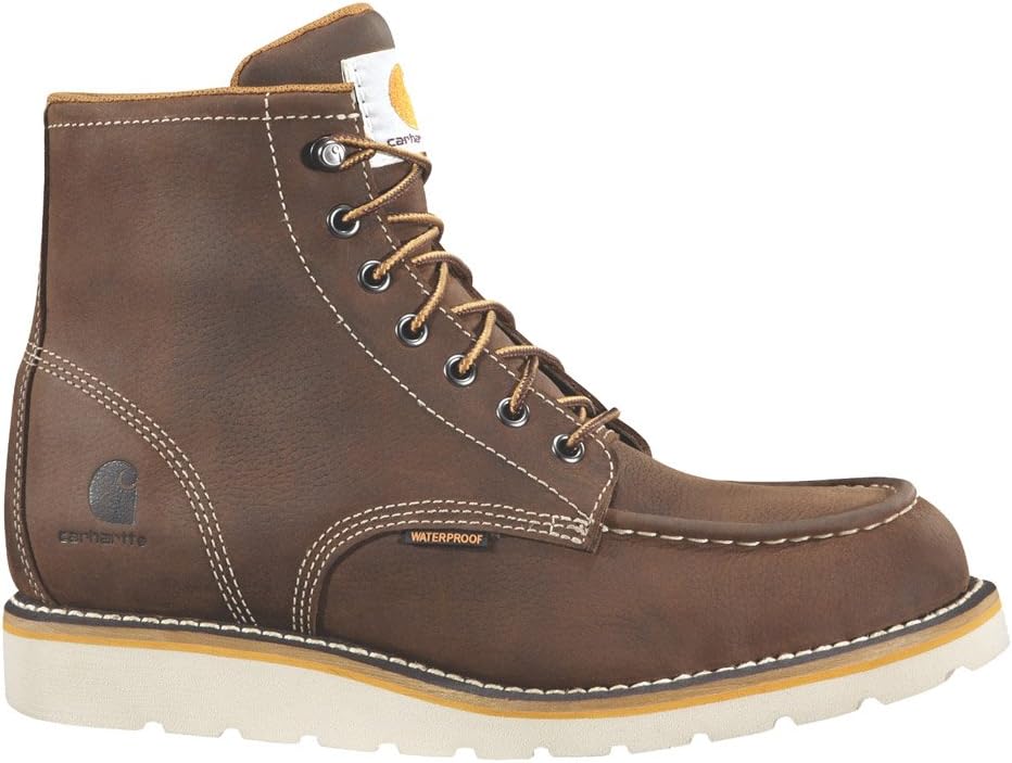 Мужские рабочие ботинки Carhartt с водонепроницаемой подошвой и мягким носком, высота 6 дюймов
Мужские рабочие ботинки Carhartt с водонепроницаемой подошвой и мягким носком, высота 6 дюймов