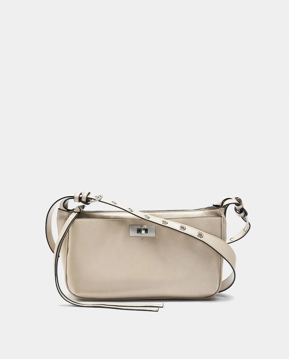 Средняя сумка через плечо с застежкой-молнией и ручкой с заклепками Parfois, светло-бежевый
Средняя сумка через плечо с застежкой-молнией и ручкой с заклепками Parfois, светло-бежевый