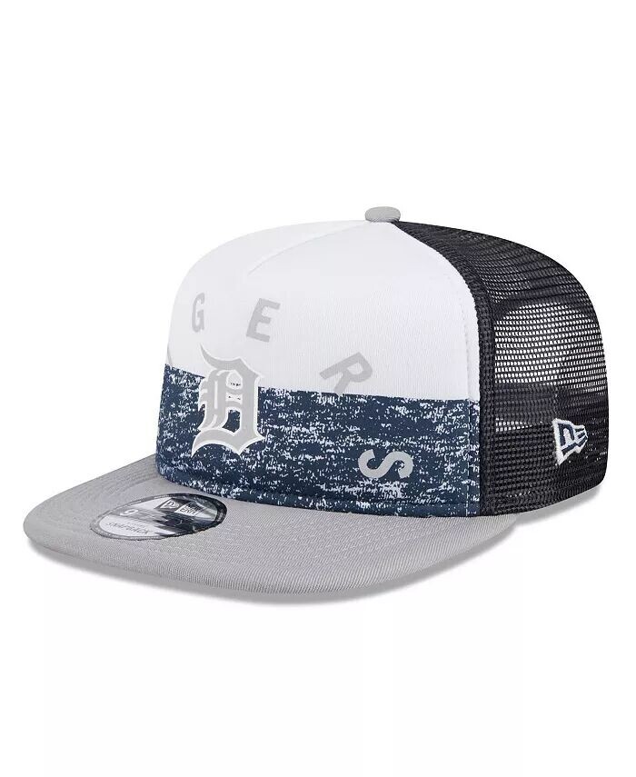 Мужская белая/серая кепка из пеноматериала Detroit Tigers Team с А-образной рамкой Trucker 9FIFTY Snapback New Era, белый
Мужская белая/серая кепка из пеноматериала Detroit Tigers Team с А-образной рамкой Trucker 9FIFTY Snapback New Era, белый