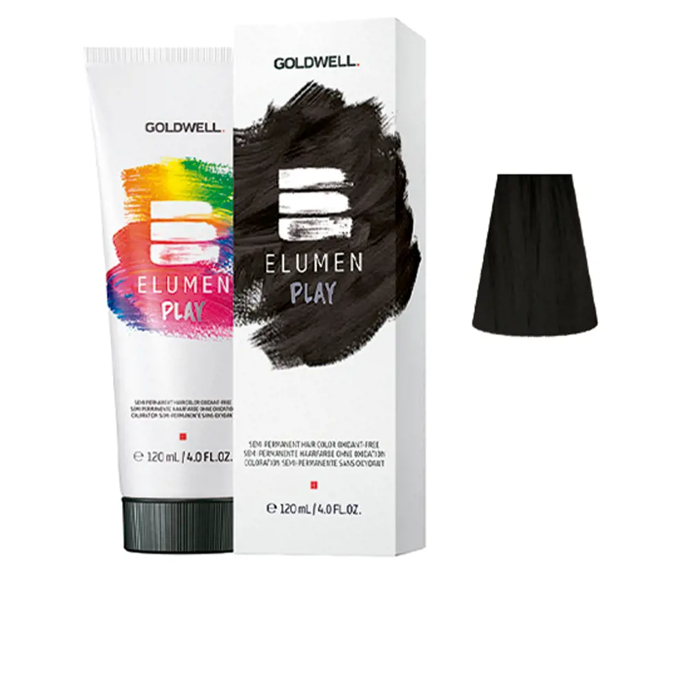 Краска для волос Elumen play semi permanent hair color oxidant-free Goldwell, цвет black, 120 мл.
Краска для волос Elumen play semi permanent hair color oxidant-free Goldwell, цвет black, 120 мл.