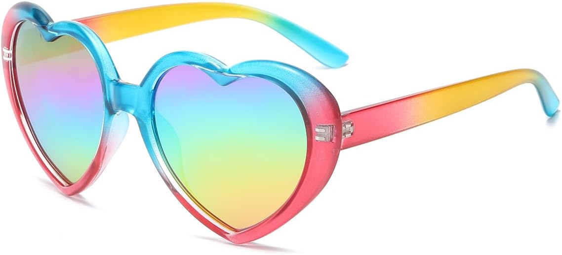 Поляризованные солнцезащитные очки JOVAKIT в форме сердца для женщин, винтажный стиль, очаровательные ретро-очки большого размера, линзы с защитой от УФ-излучения UV400, 016 Rainbow/Rainbow Mirror
Поляризованные солнцезащитные очки JOVAKIT в форме сердца для женщин, винтажный стиль, очаровательные ретро-очки большого размера, линзы с защитой от УФ-излучения UV400, 016 Rainbow/Rainbow Mirror