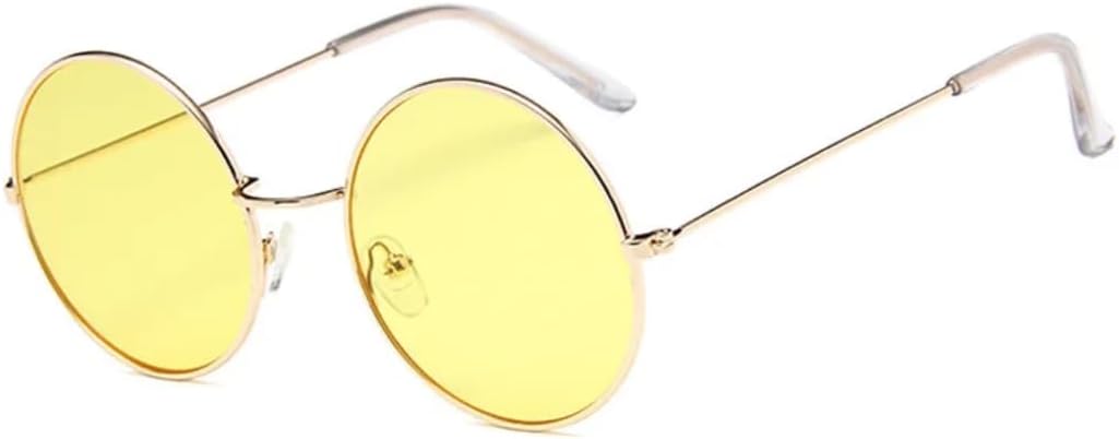 Солнцезащитные очки с защитой от УФ-излучения UV400 | Металлические круглые линзы в стиле панк | Цветные линзы | Для женщин и мужчин | Для занятий спортом на открытом воздухе и вождения DSVIGF, Gold-yellow
Солнцезащитные очки с защитой от УФ-излучения UV400 | Металлические круглые линзы в стиле панк | Цветные линзы | Для женщин и мужчин | Для занятий спортом на открытом воздухе и вождения DSVIGF, Gold-yellow