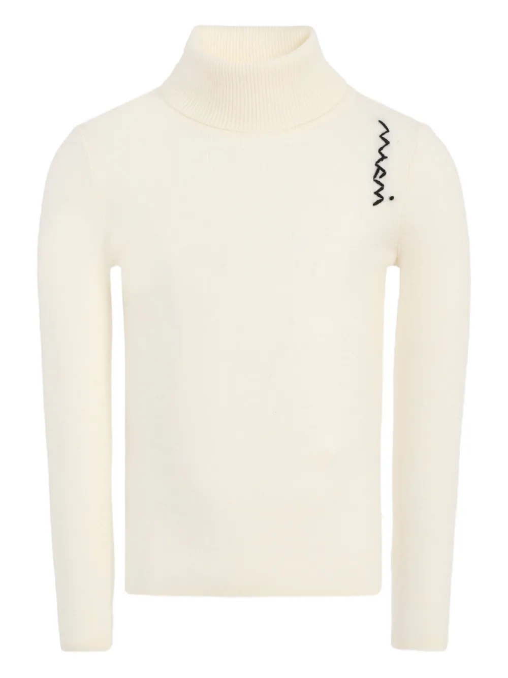 Топ с высоким воротником и узором зигзаг Marni Kids, нейтральный
Топ с высоким воротником и узором зигзаг Marni Kids, нейтральный