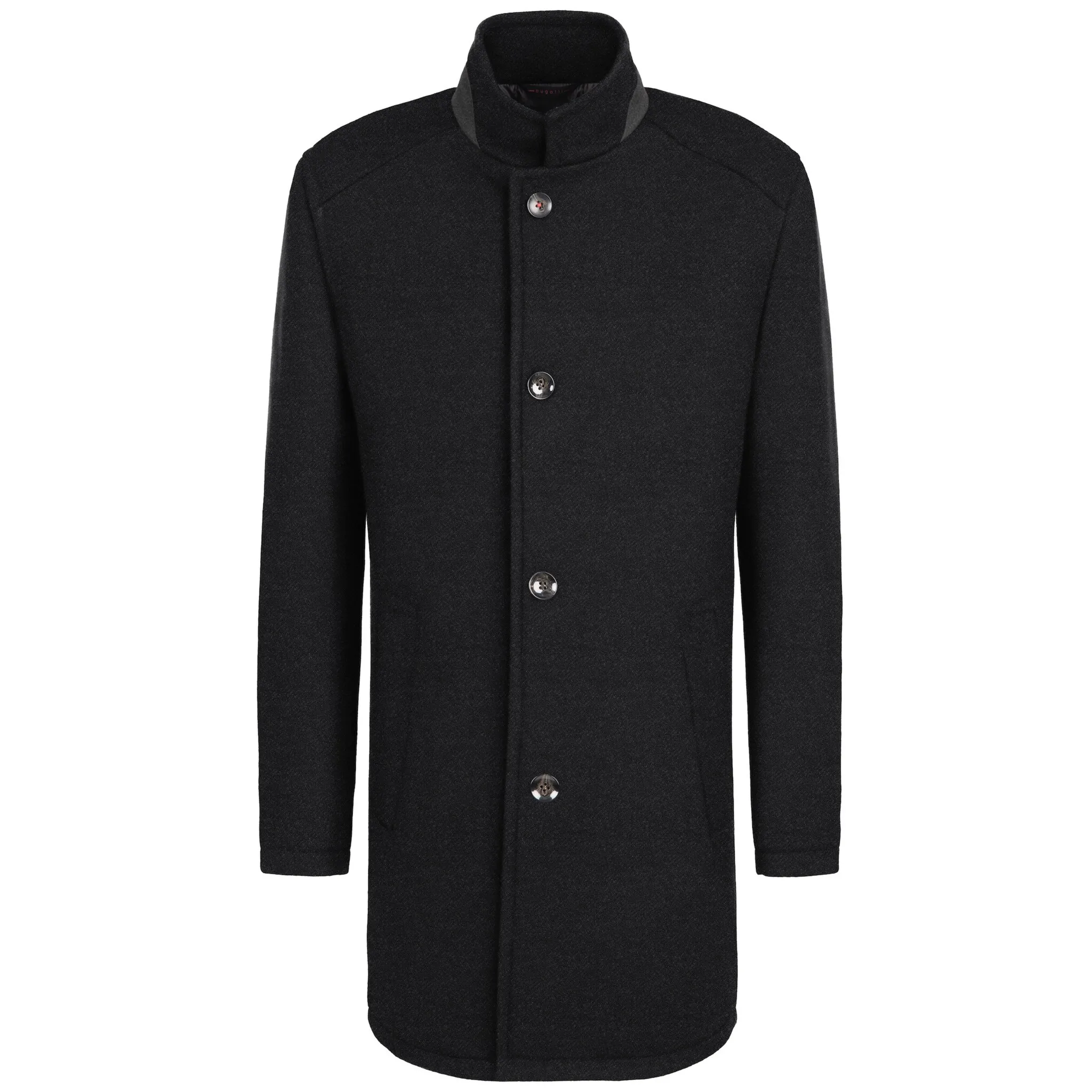Шерстяное пальто bugatti с воротником стойкой, черный
Шерстяное пальто bugatti с воротником стойкой, черный