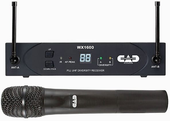 Микрофонная система CAD StagePass WX1600 Wireless Handheld Microphone - F Band (638-662 MHz)
Микрофонная система CAD StagePass WX1600 Wireless Handheld Microphone - F Band (638-662 MHz)