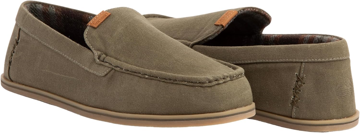 Hari Mari - Hacienda Canva - Мужские премиальные туфли-сланцы из покрытого холста с клетчатой подкладкой - для дома и улицы, стельки с эффектом памяти и резиновая подошва, Cedar
Hari Mari - Hacienda Canva - Мужские премиальные туфли-сланцы из покрытого холста с клетчатой подкладкой - для дома и улицы, стельки с эффектом памяти и резиновая подошва, Cedar