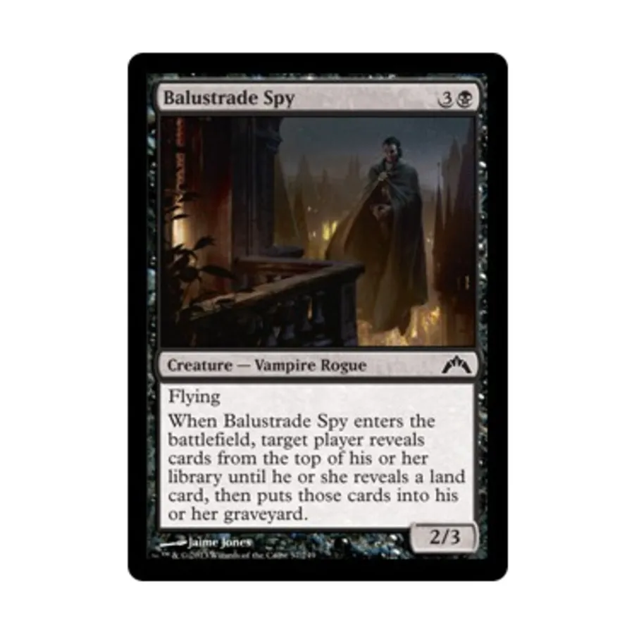 CCG Шпион на балюстраде (клавиша C), MTG - Gatecrash 
CCG Шпион на балюстраде (клавиша C), MTG - Gatecrash