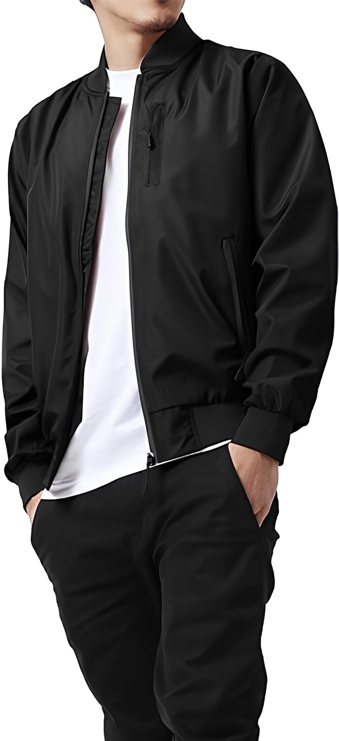 Куртка-бомбер Ma Croix MA-1 Flight Mens Lightweight Padded Waterproof Premium, черный 
Куртка-бомбер Ma Croix MA-1 Flight Mens Lightweight Padded Waterproof Premium, черный