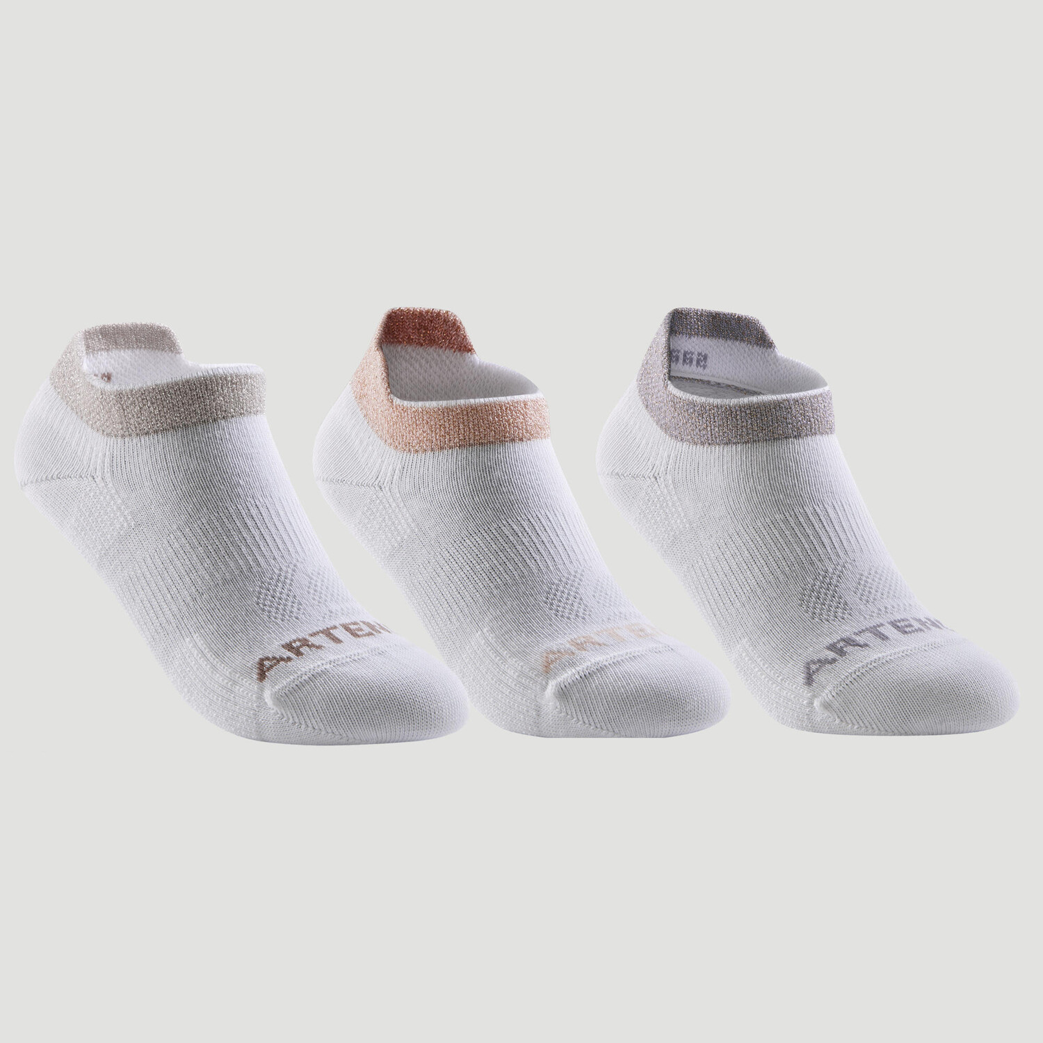 Детские носки для тенниса - RS 160 Low, 3 шт. в упаковке, синий/зеленый/фиолетовый ARTENGO, пастельно-голубой/светло-зеленый/розовый кварц
Детские носки для тенниса - RS 160 Low, 3 шт. в упаковке, синий/зеленый/фиолетовый ARTENGO, пастельно-голубой/светло-зеленый/розовый кварц