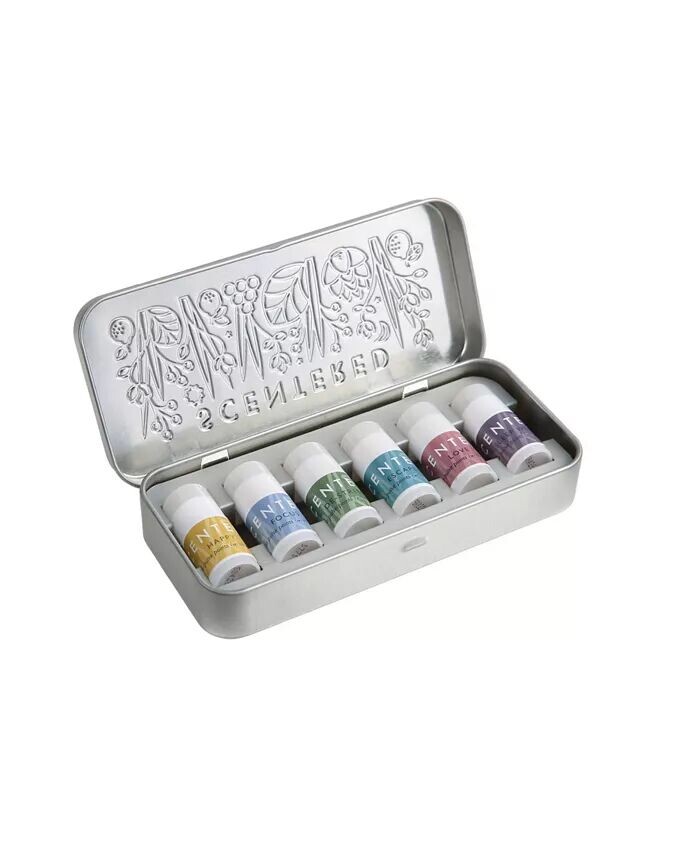 Wellbeing Ritual Aromatherapy Mini Tin Whole Collection Balm, набор из 6 шт. по 1,5 грамма каждый Scentered
Wellbeing Ritual Aromatherapy Mini Tin Whole Collection Balm, набор из 6 шт. по 1,5 грамма каждый Scentered