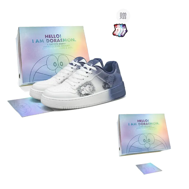 Doraemon Дораэмон Низкие скейтерские кроссовки унисекс Звездная синева, цвет Starry Blue 
Doraemon Дораэмон Низкие скейтерские кроссовки унисекс Звездная синева, цвет Starry Blue
