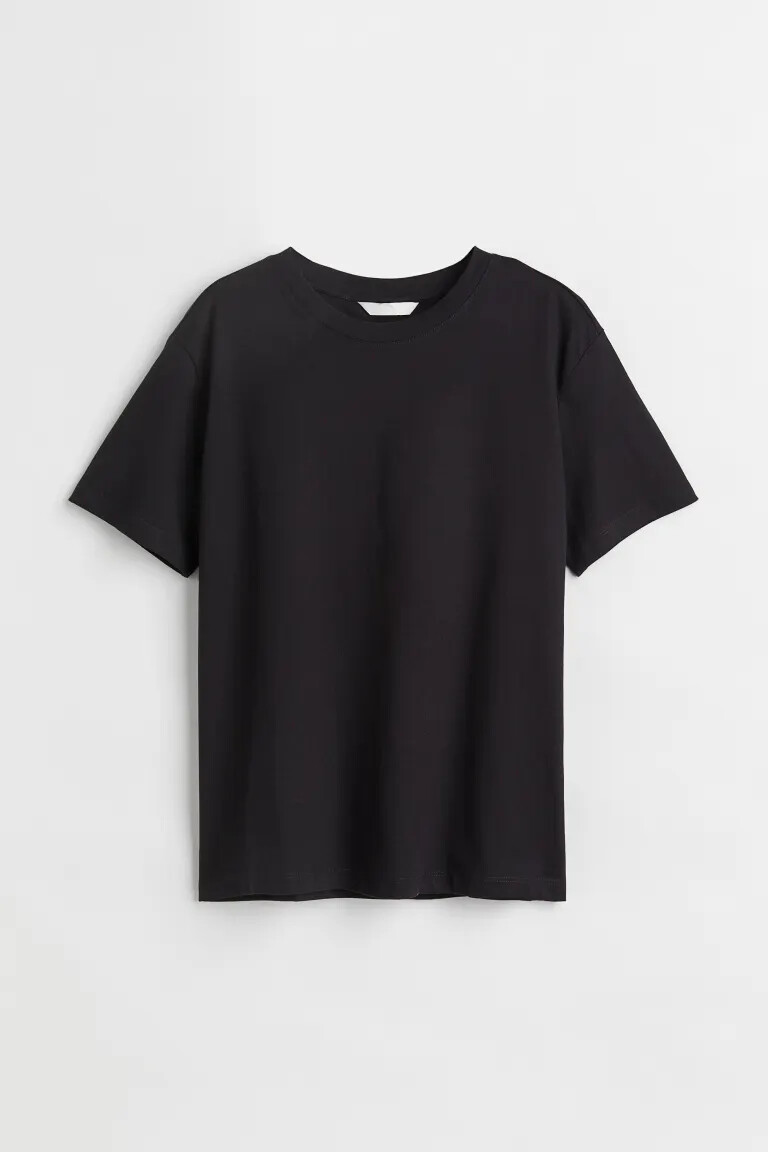 Футболка H&M Cotton, черный
Футболка H&M Cotton, черный