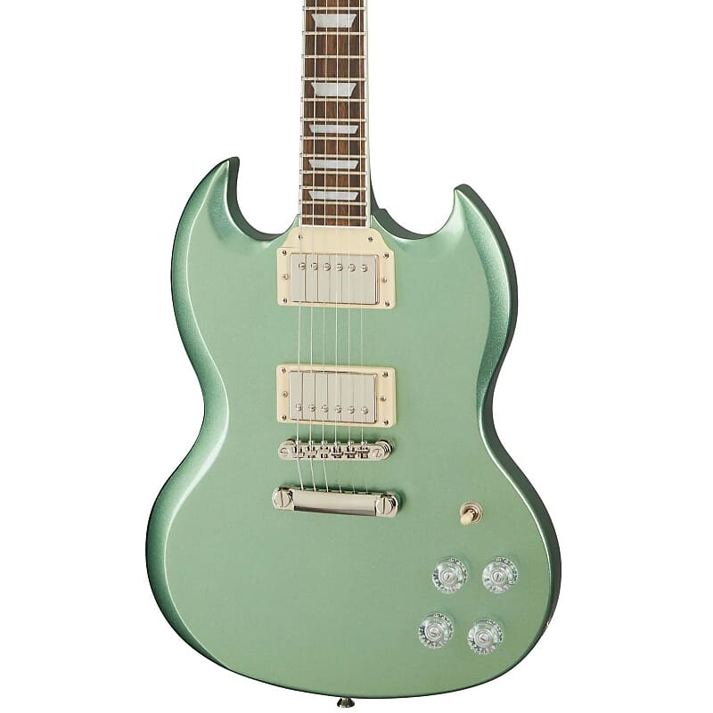 Epiphone SG Muse — зеленый металлик Wanderlust
Epiphone SG Muse — зеленый металлик Wanderlust