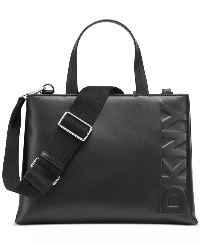 Сумка-портфель с логотипом из искусственной кожи Tinsley DKNY, черный
Сумка-портфель с логотипом из искусственной кожи Tinsley DKNY, черный