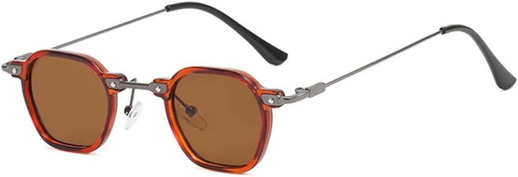 Солнцезащитные очки с защитой UV400 | Компактная панк-оправа с металлическими дужками | Для женщин и мужчин, для занятий спортом на открытом воздухе и вождения DSVIGF, Tea Tea
Солнцезащитные очки с защитой UV400 | Компактная панк-оправа с металлическими дужками | Для женщин и мужчин, для занятий спортом на открытом воздухе и вождения DSVIGF, Tea Tea