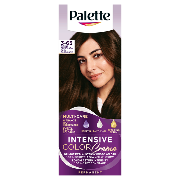 Крем-краска для волос 3-65 (w2) темный шоколад, 1 упаковка. Palette Intensive color creme, цвет 3-65 ciemna czekolada
Крем-краска для волос 3-65 (w2) темный шоколад, 1 упаковка. Palette Intensive color creme, цвет 3-65 ciemna czekolada