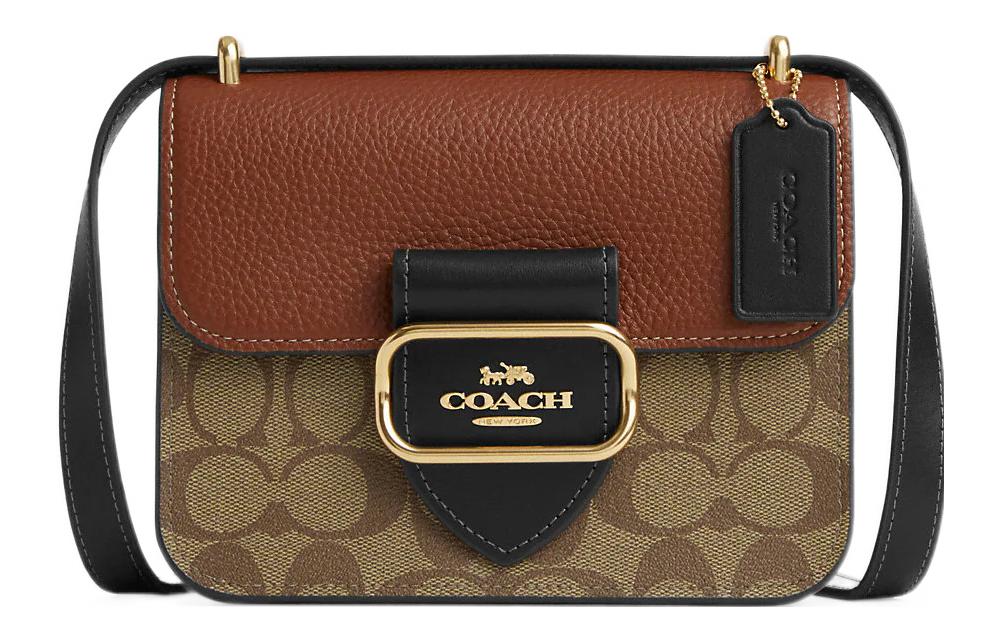 COACH Морган 18 квадратная сумка кроссбоди в колорблоке из фирменной ткани
COACH Морган 18 квадратная сумка кроссбоди в колорблоке из фирменной ткани