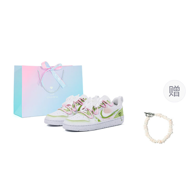 Кроссовки Nike Court Borough Skateboarding Shoes Women's Low-top Green/white/pink, белый
Кроссовки Nike Court Borough Skateboarding Shoes Women's Low-top Green/white/pink, белый