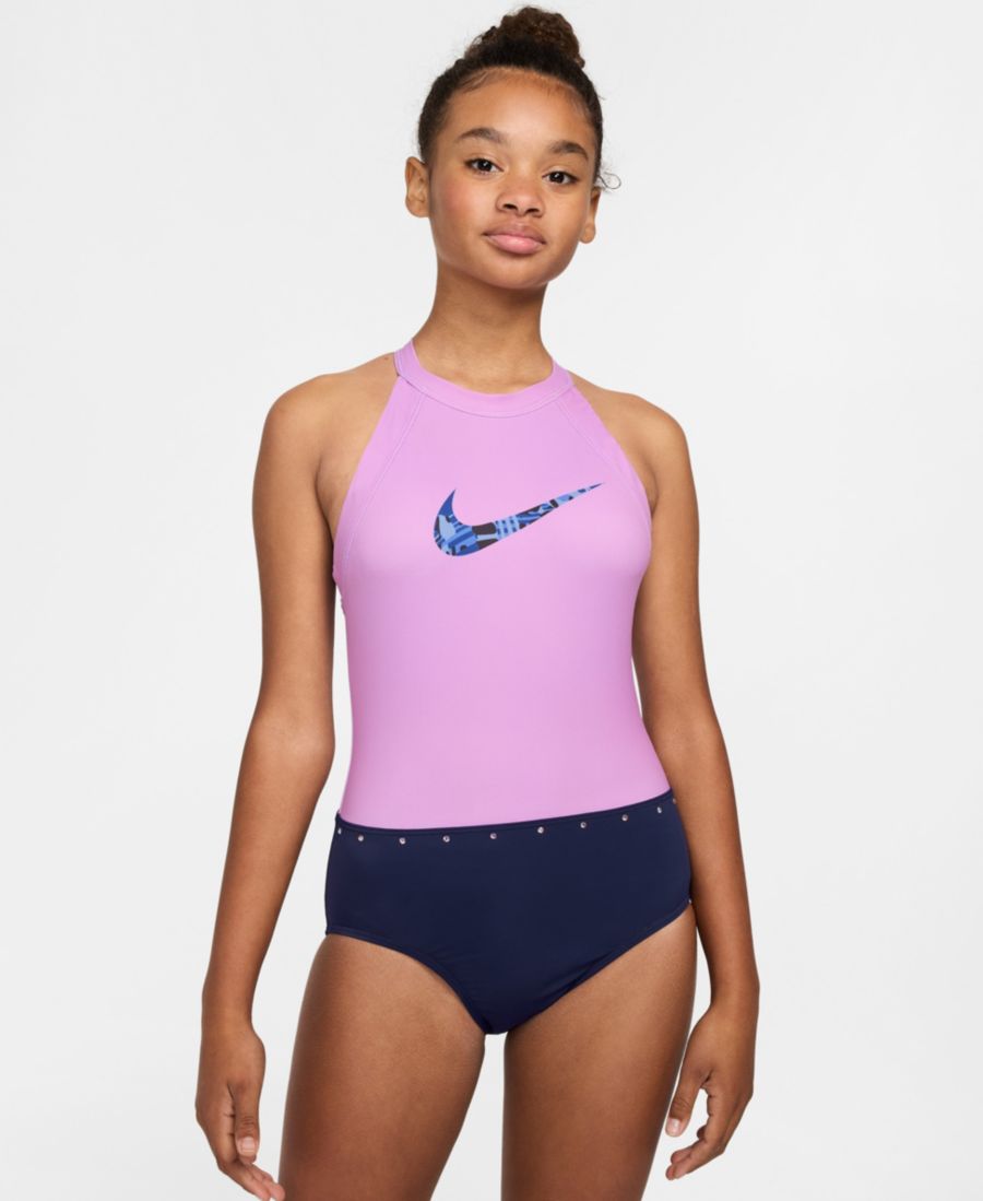 Купальник с завязками на шее для девочек 7-16 лет Nike Gymnastics, Pink/Blue
Купальник с завязками на шее для девочек 7-16 лет Nike Gymnastics, Pink/Blue