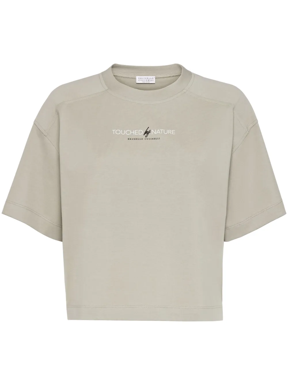 Футболка с надписью Brunello Cucinelli, зеленый
Футболка с надписью Brunello Cucinelli, зеленый