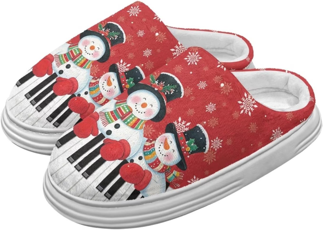 Тапочки для женщин и мужчин, зимние шлепанцы, мягкие плюшевые пушистые домашние тапочки для улицы и дома Hechitok, Christmas Snowman Piano
Тапочки для женщин и мужчин, зимние шлепанцы, мягкие плюшевые пушистые домашние тапочки для улицы и дома Hechitok, Christmas Snowman Piano
