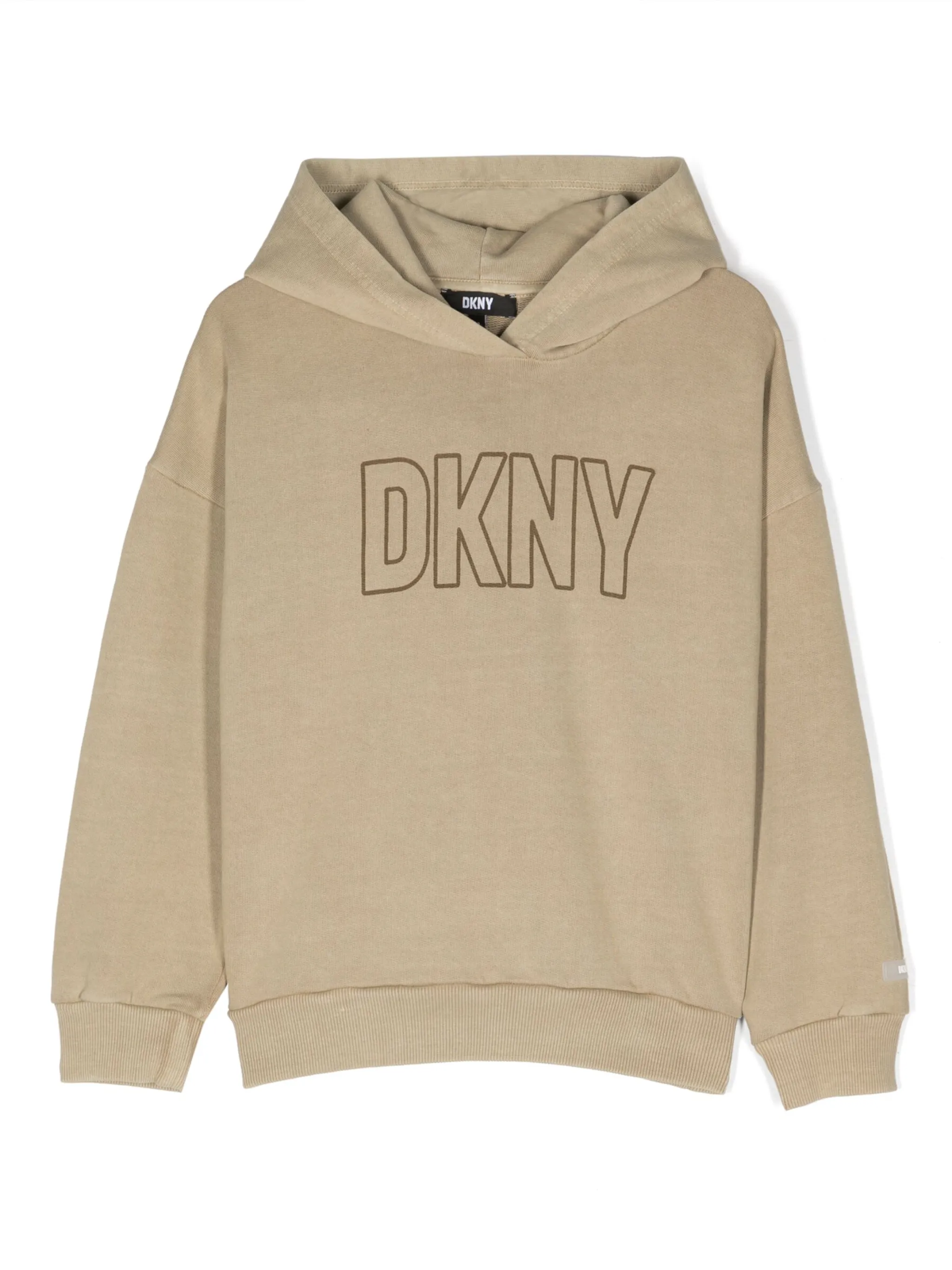 Махровое худи с логотипом Dkny Kids, бежевый
Махровое худи с логотипом Dkny Kids, бежевый