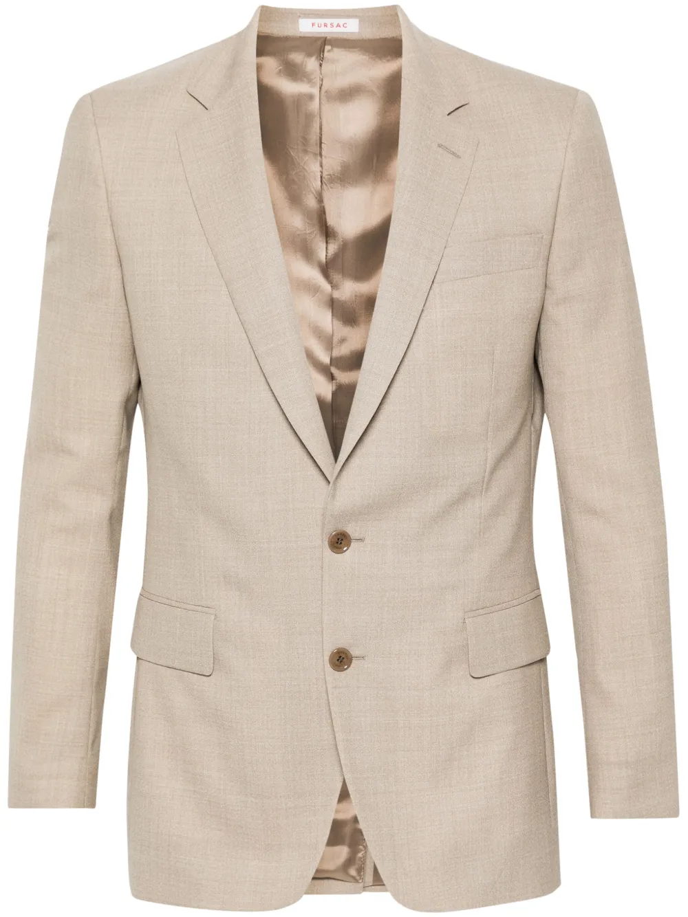 Меланжевый пиджак из вирджинской шерсти FURSAC, нейтральный
Меланжевый пиджак из вирджинской шерсти FURSAC, нейтральный