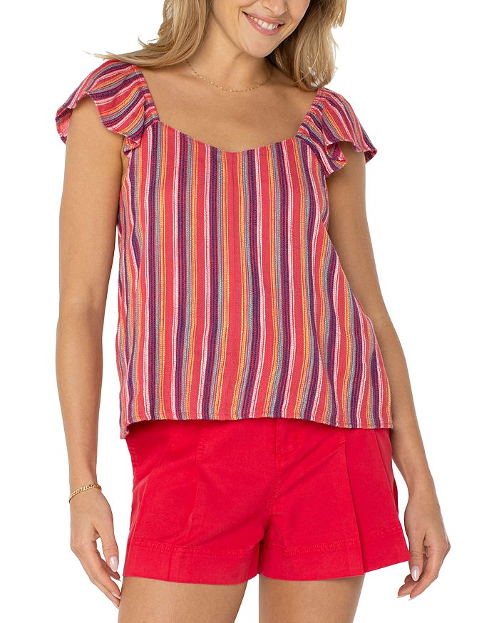 Топ с рукавами-крылышками Liverpool Los Angeles, красный 
Топ с рукавами-крылышками Liverpool Los Angeles, красный