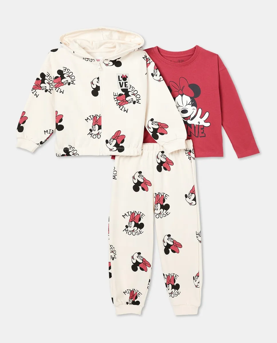 Комплект из трех частей лицензированная открытая толстовка с капюшоном и мини-брюки для девочки Kids El Corte Inglés, белый
Комплект из трех частей лицензированная открытая толстовка с капюшоном и мини-брюки для девочки Kids El Corte Inglés, белый