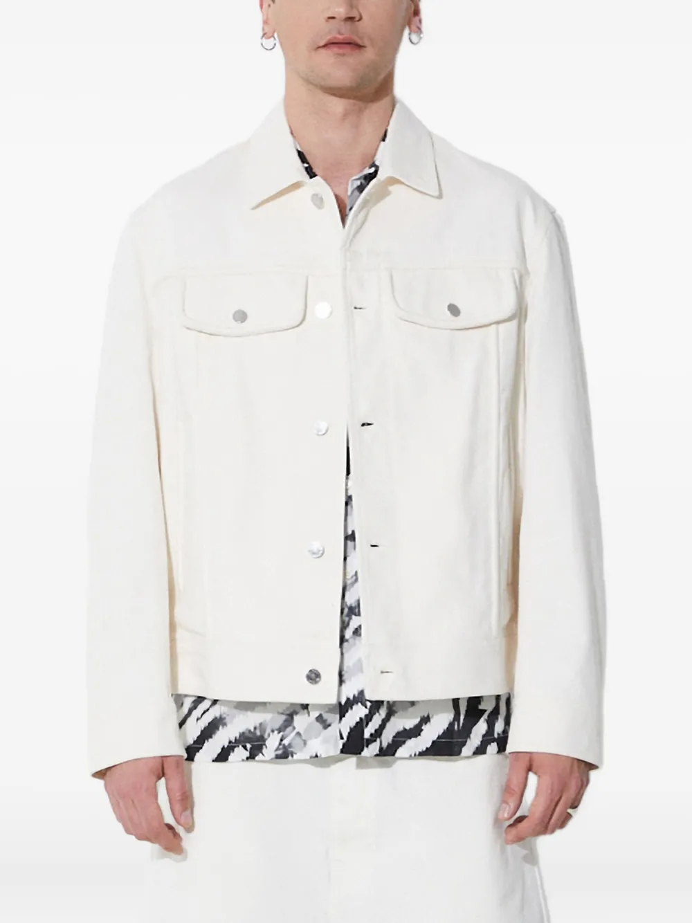 Рубашка с короткими рукавами и принтом зебры Aries, черный
Рубашка с короткими рукавами и принтом зебры Aries, черный