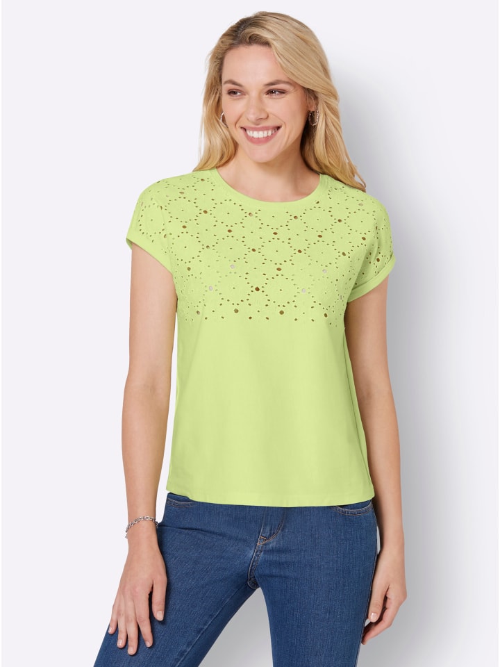 Рубашка с круглым вырезом фисташкового цвета WITT WEIDEN
Рубашка с круглым вырезом фисташкового цвета WITT WEIDEN