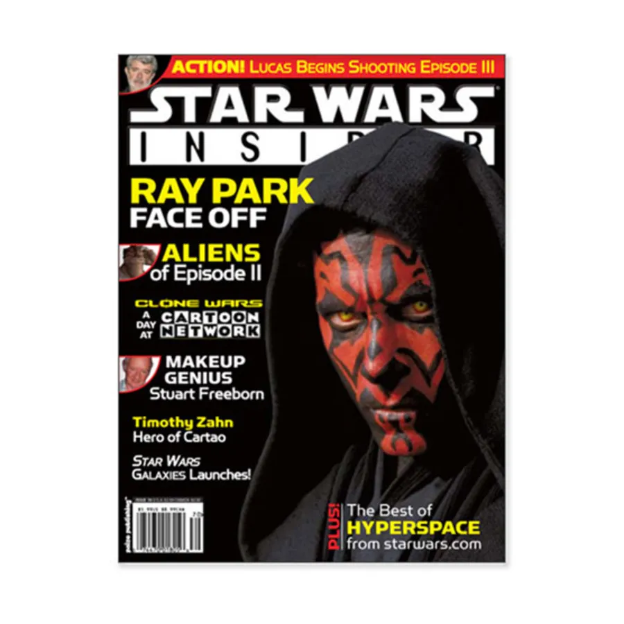 Журнал #70 "Aliens of Episode II", Star Wars Insider #051 - #100 (WOTC)
Журнал #70 "Aliens of Episode II", Star Wars Insider #051 - #100 (WOTC)