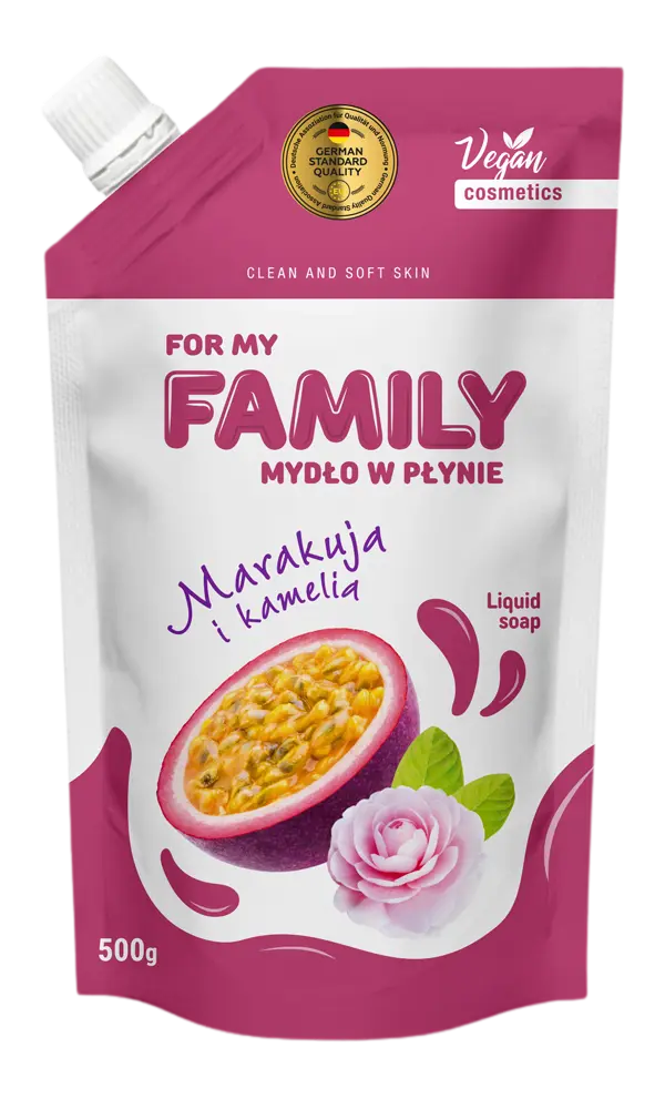 For My Family Marakuja i Kamelia жидкое мыло, 1 упаковка
For My Family Marakuja i Kamelia жидкое мыло, 1 упаковка
