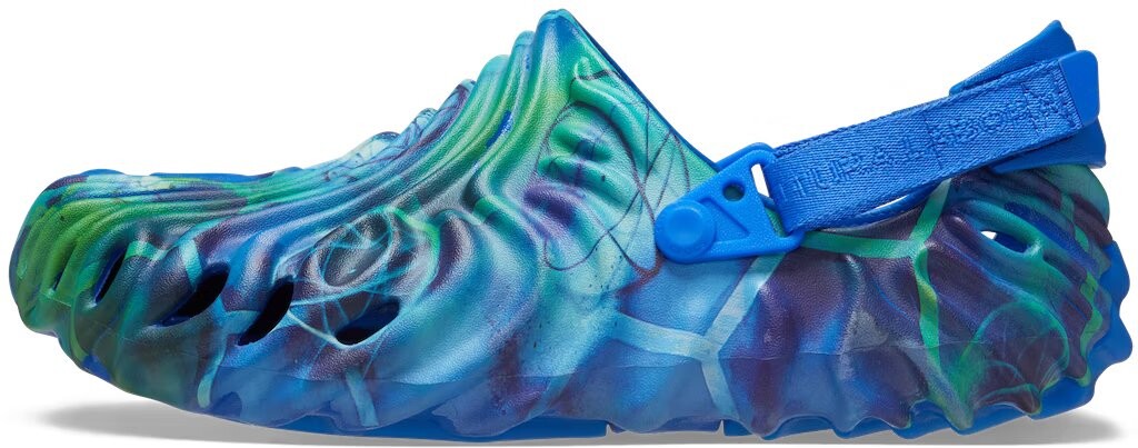 Сабо Crocs Pollex x Futura x Salehe Bembury 'Art Friends Thumbs Up Good Job', синий
Сабо Crocs Pollex x Futura x Salehe Bembury 'Art Friends Thumbs Up Good Job', синий