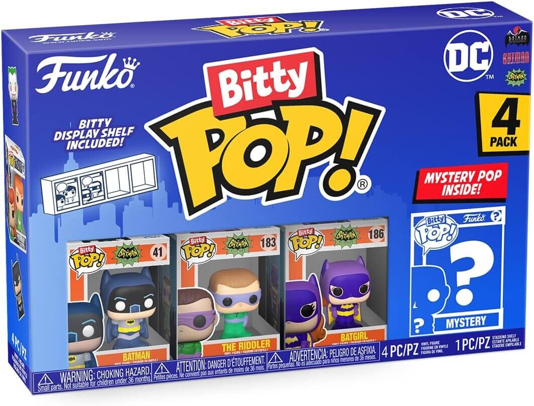 Фигурка Funko POP! DC Mini Collectible Toys - Batman, The Riddler, Batgirl & Mystery Chase Figure, набор из 4
Фигурка Funko POP! DC Mini Collectible Toys - Batman, The Riddler, Batgirl & Mystery Chase Figure, набор из 4