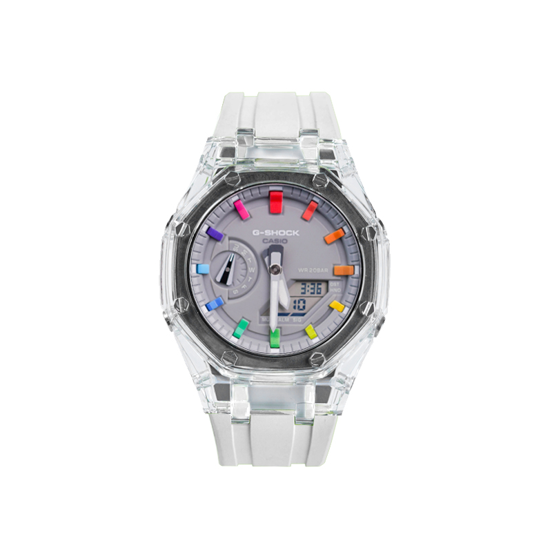 CASIO Часы Unisex 48.5mm Gray Watch, Fantasy Rainbow Glacier White
CASIO Часы Unisex 48.5mm Gray Watch, Fantasy Rainbow Glacier White