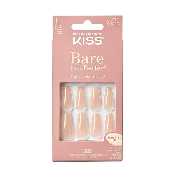 Нюдовые накладные ногти Bare But Better Nude Kiss, цвет drama long coffin
Нюдовые накладные ногти Bare But Better Nude Kiss, цвет drama long coffin