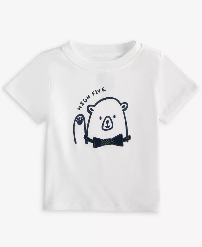 Футболка с короткими рукавами и принтом медведя для мальчиков First Impressions, белый
Футболка с короткими рукавами и принтом медведя для мальчиков First Impressions, белый