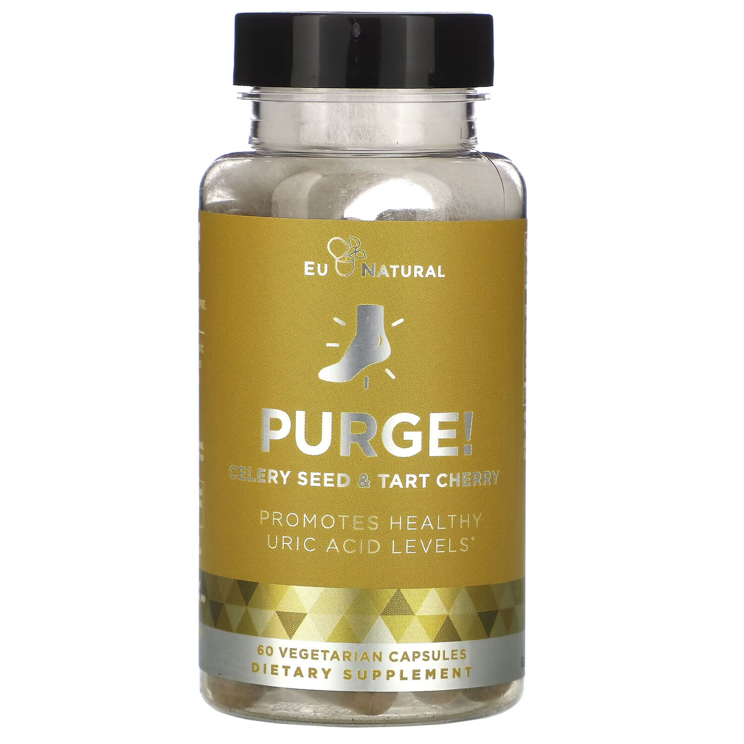Eu Natural, PURGE!, комплекс для очищения, семена сельдерея и вишня, 60 вегетарианских капсул
Eu Natural, PURGE!, комплекс для очищения, семена сельдерея и вишня, 60 вегетарианских капсул