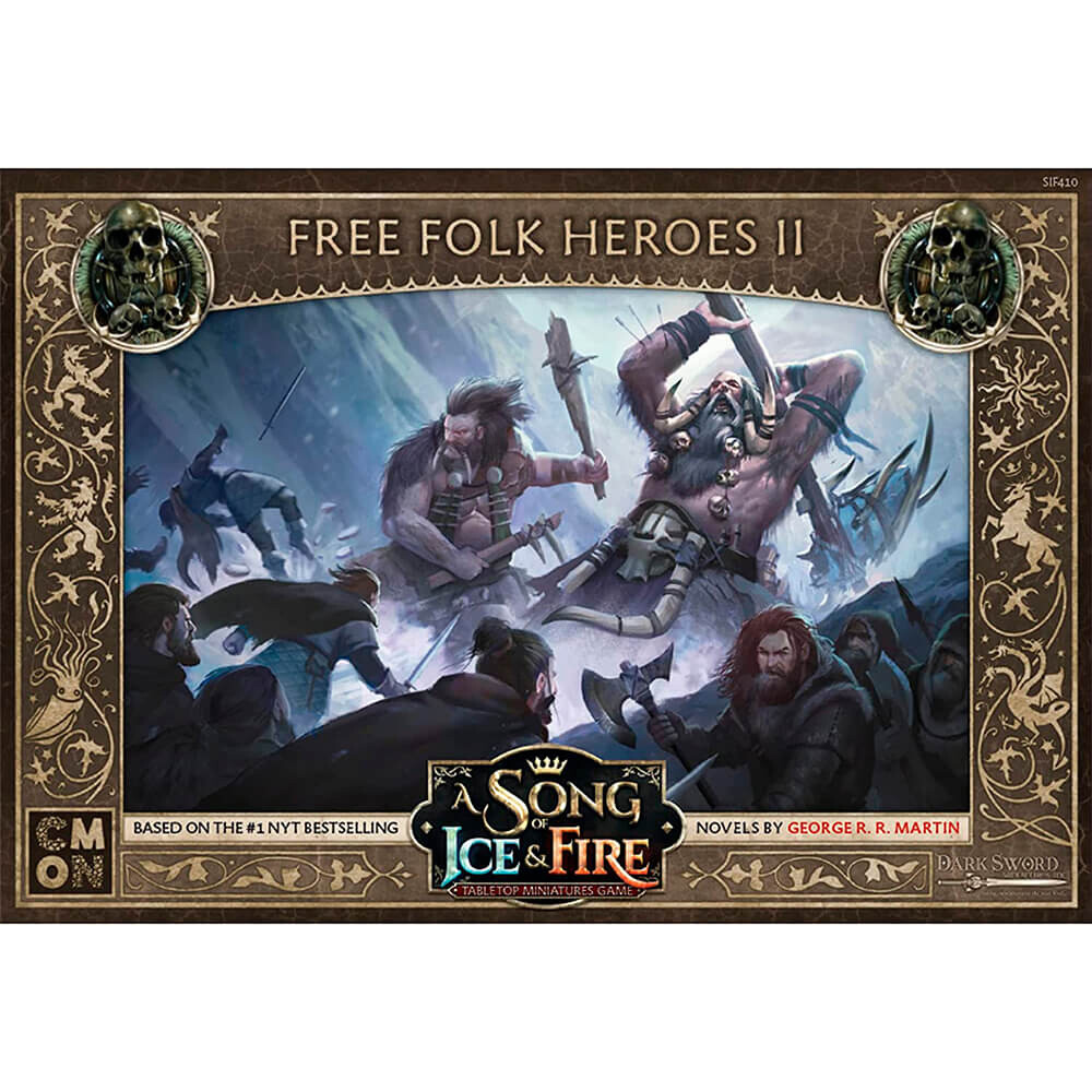 Дополнительный набор к CMON A Song of Ice and Fire Tabletop Miniatures Game, Freefolk Heroes II
Дополнительный набор к CMON A Song of Ice and Fire Tabletop Miniatures Game, Freefolk Heroes II