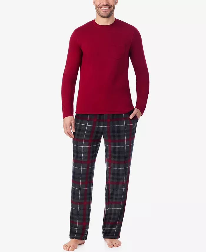 Мужской пижамный комплект Cabin Fleece с длинными рукавами Cuddl Duds, красный
Мужской пижамный комплект Cabin Fleece с длинными рукавами Cuddl Duds, красный