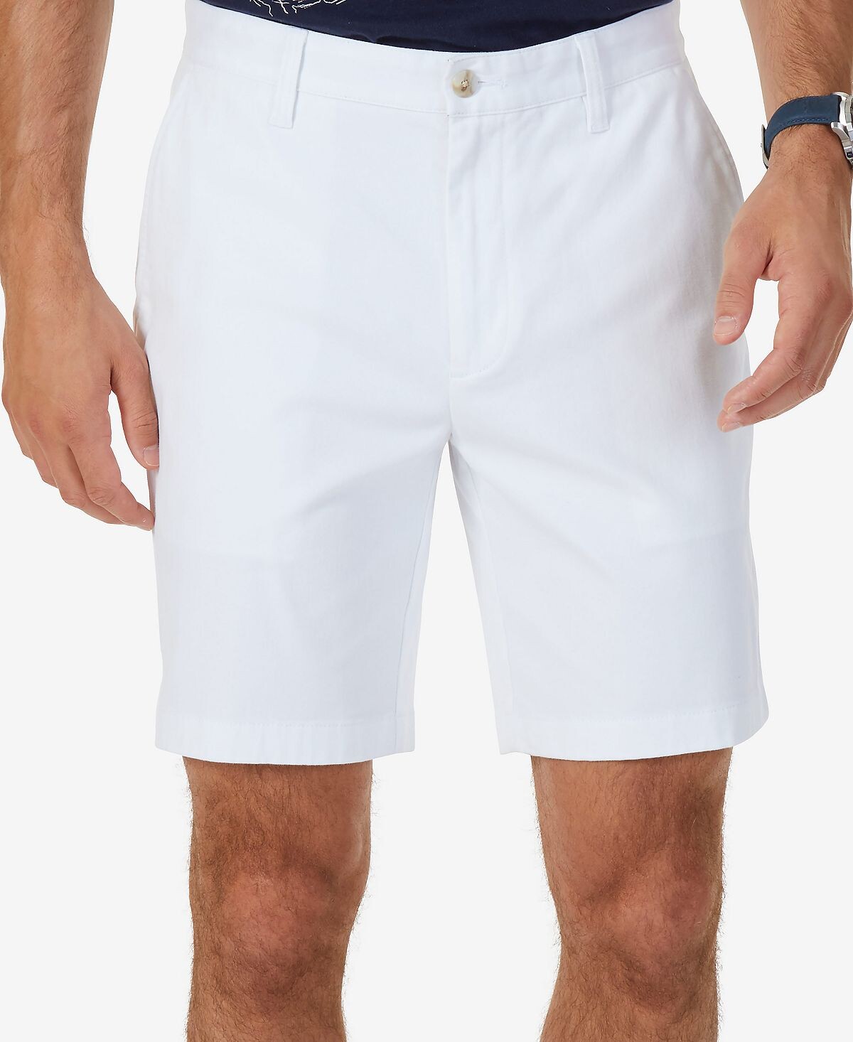 Эластичные брюки чинос classic-fit длиной 8,5 дюйма без защипов с плоским передом Nautica, белый
Эластичные брюки чинос classic-fit длиной 8,5 дюйма без защипов с плоским передом Nautica, белый