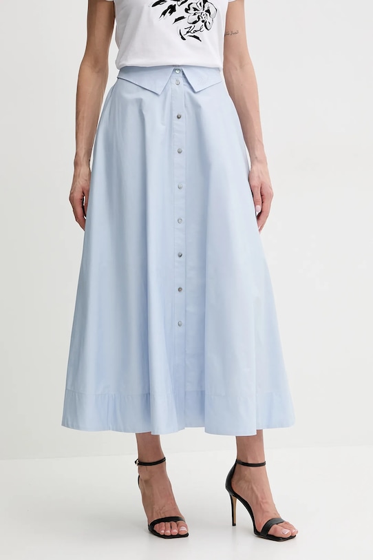 Хлопковая юбка Karl Lagerfeld, синий
Хлопковая юбка Karl Lagerfeld, синий