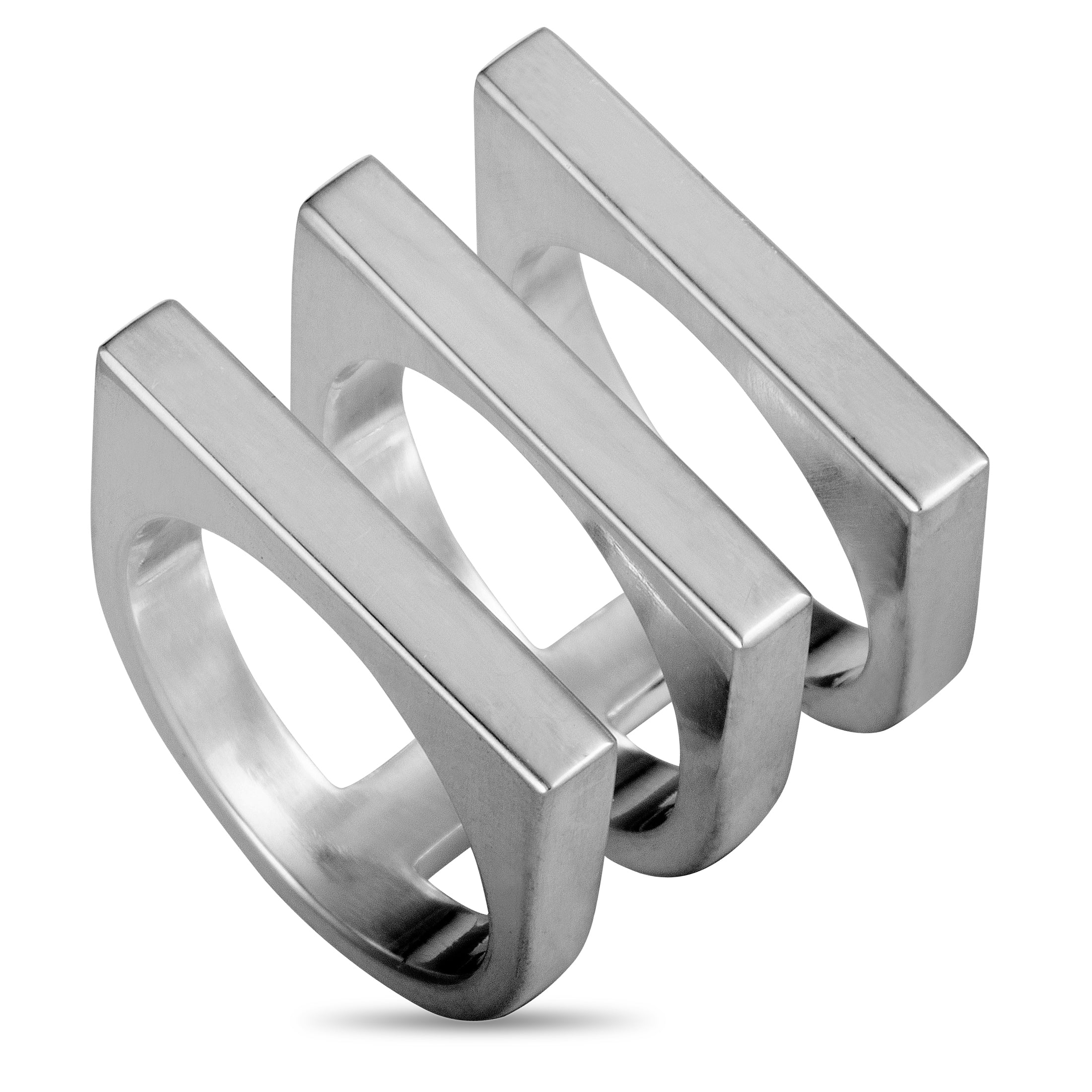 Серебряное плоское кольцо с тремя полосами Georg Jensen Aria Georg Jensen, Multi
Серебряное плоское кольцо с тремя полосами Georg Jensen Aria Georg Jensen, Multi