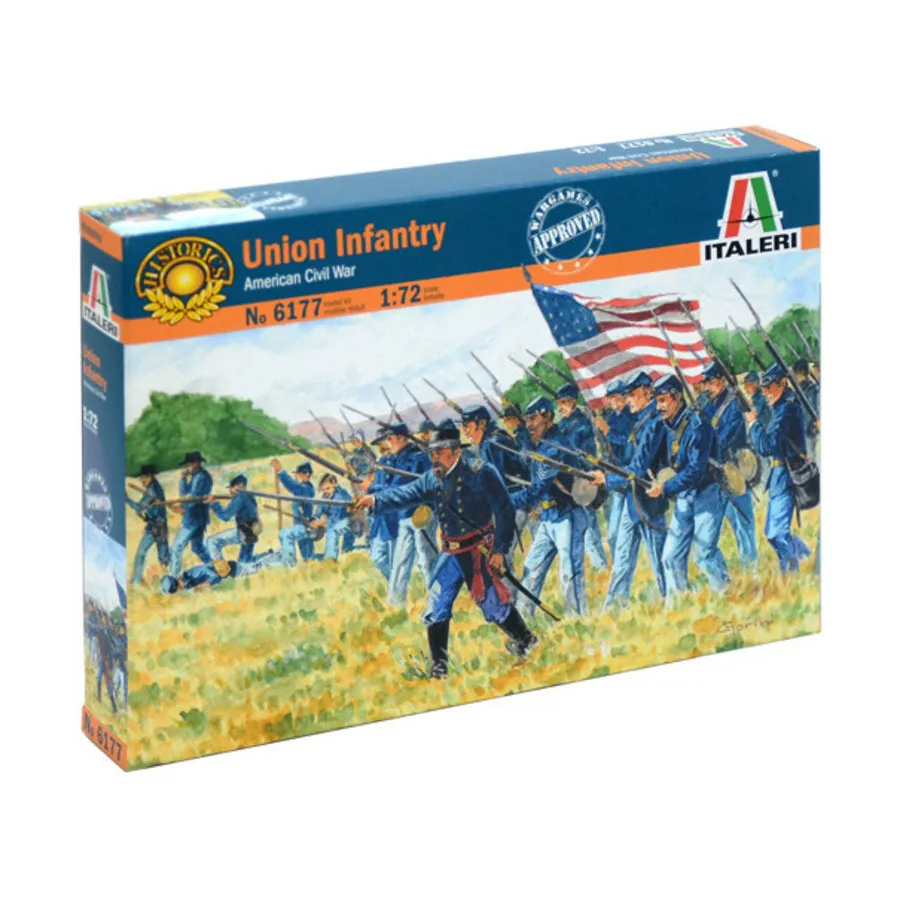 Пехота Союза, Historics - American Civil War (1:72) (Italeri)
Пехота Союза, Historics - American Civil War (1:72) (Italeri)