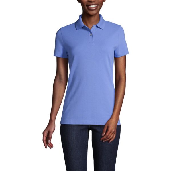 Женская базовая рубашка-поло с коротким рукавом из сетки Lands' End, цвет true blue
Женская базовая рубашка-поло с коротким рукавом из сетки Lands' End, цвет true blue