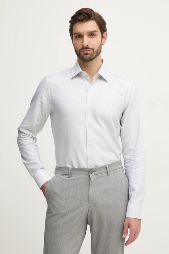 Хлопковая рубашка Boss, белый
Хлопковая рубашка Boss, белый