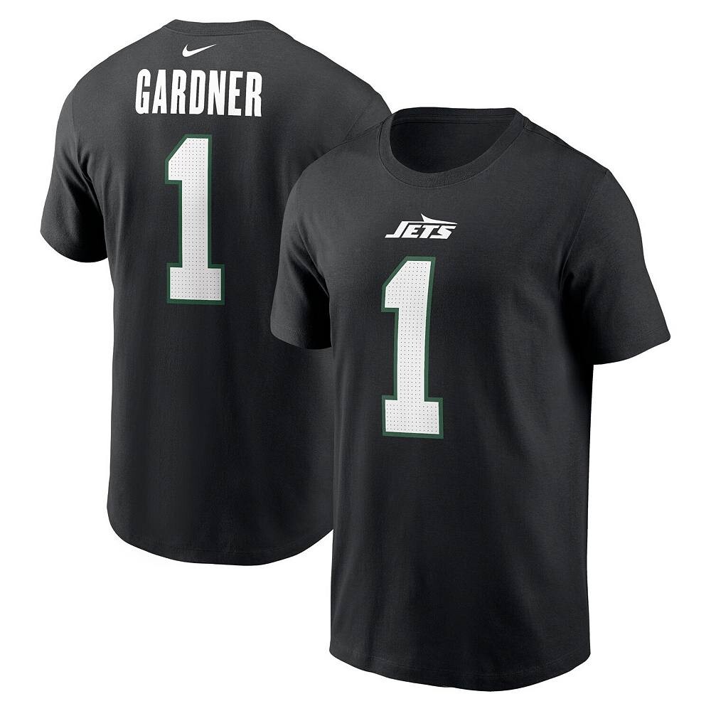 Мужская черная футболка с именем и номером Nike Ahmad Sauce Gardner New York Jets, цвет Jet Black
Мужская черная футболка с именем и номером Nike Ahmad Sauce Gardner New York Jets, цвет Jet Black