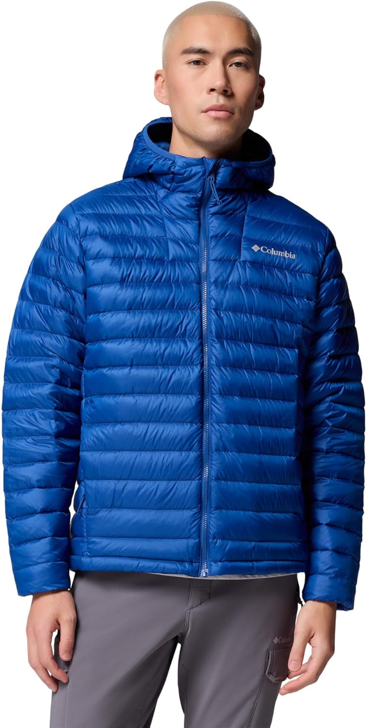 Columbia мужская куртка Corelite Down с капюшоном, Mountain Blue
Columbia мужская куртка Corelite Down с капюшоном, Mountain Blue