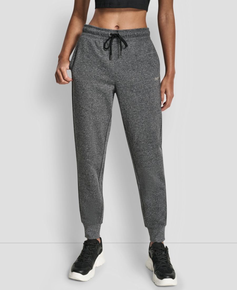 Женские спортивные брюки с отворотом и логотипом, украшенные стразами DKNY, Black Heather/ Gunmetal
Женские спортивные брюки с отворотом и логотипом, украшенные стразами DKNY, Black Heather/ Gunmetal